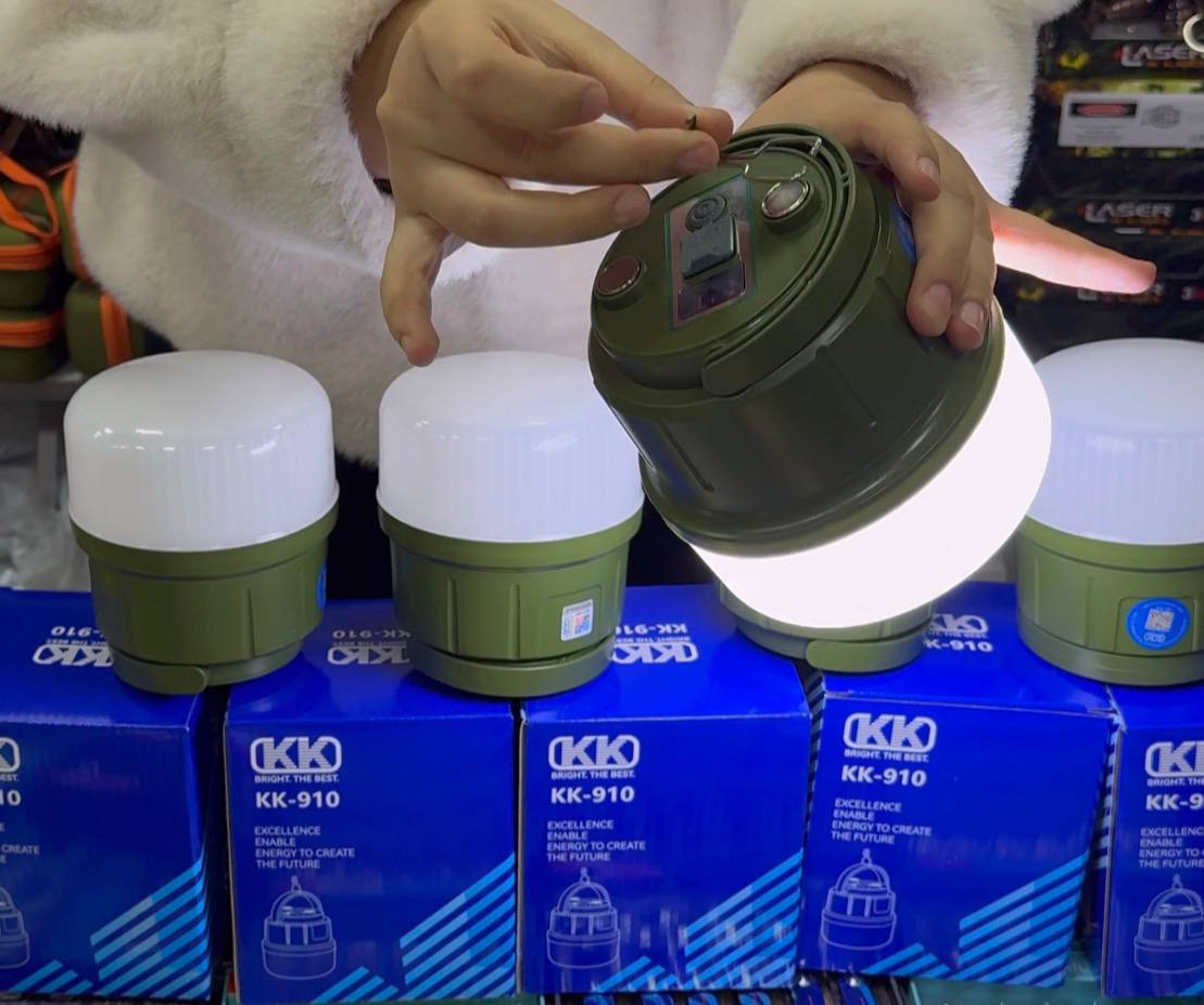  LED kemping fonarlari, modeli KK-910.