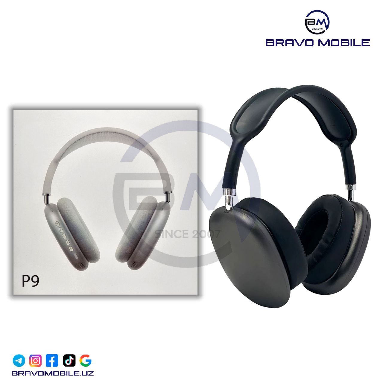 P9 Premium Bluetooth Quloqchinlari