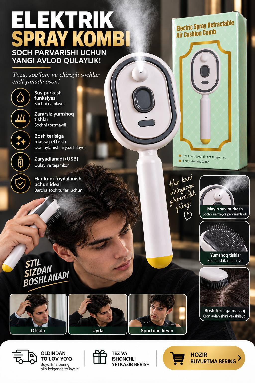 ✨ ELEKTRIK SPRAY SOCH TAROG‘I ✨